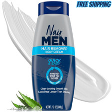 Nair Men Body Cream Hair Remover, Body Hair Removal Cream, 12 Oz