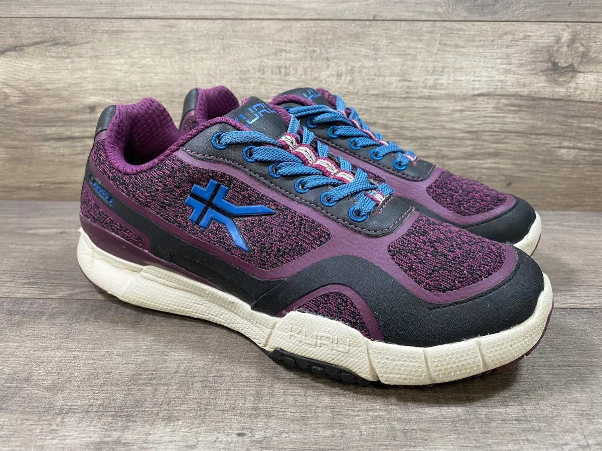 Kuru Carrera Womens Purple Navy 202213 Comfort Trainer Sneaker Shoes Size 6