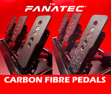 Real Carbon Fibre Pedal Plates for Fanatec Cl...