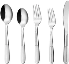 INCH 20 Pcs Silverware Set for 4 Person Kitchen Cutlery Utensil, Stainless Steel