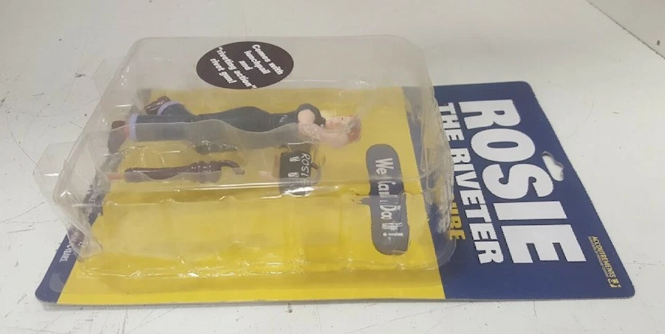 Figura de acción Rosie The Riveter de la Segunda Guerra Mundial accesorios 2003 ¡NUEVA EN CAJA! ¡Nunca abierto! Foto 4 de 4