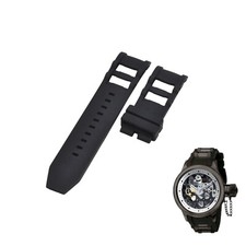 Russian Diver 1091 26mm Black Rubber Watch Strap For Invicta