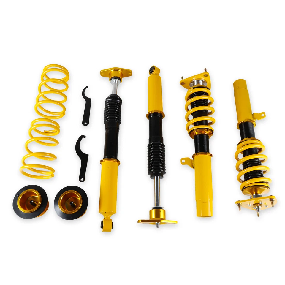 4X Coilover Adjustable Height Struts Suspension Springs For 2012-2013 Mazda 3 - Imagem 2 de 4