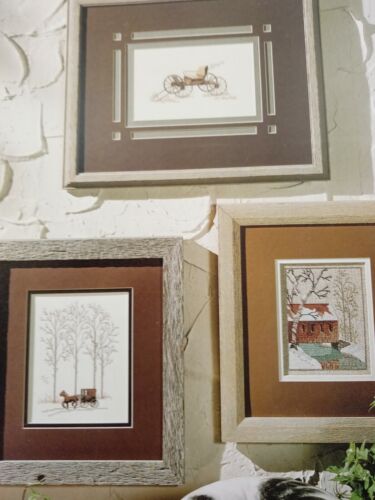 Graphique Needle Arts COUNTRY SCENES Cross Stitch Pattern Leaflet #3 VTG 1979 - Picture 2 of 7