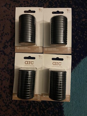 STAPLES ARC NOTEBOOK EXPANSION DISCS/RINGS  4 Black 1''-1 1/2'' Pack of 12  Ea