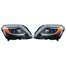 Hella Left And Right Bi-xenon Headlight Set For X204 Glk250 Glk300 Glk350