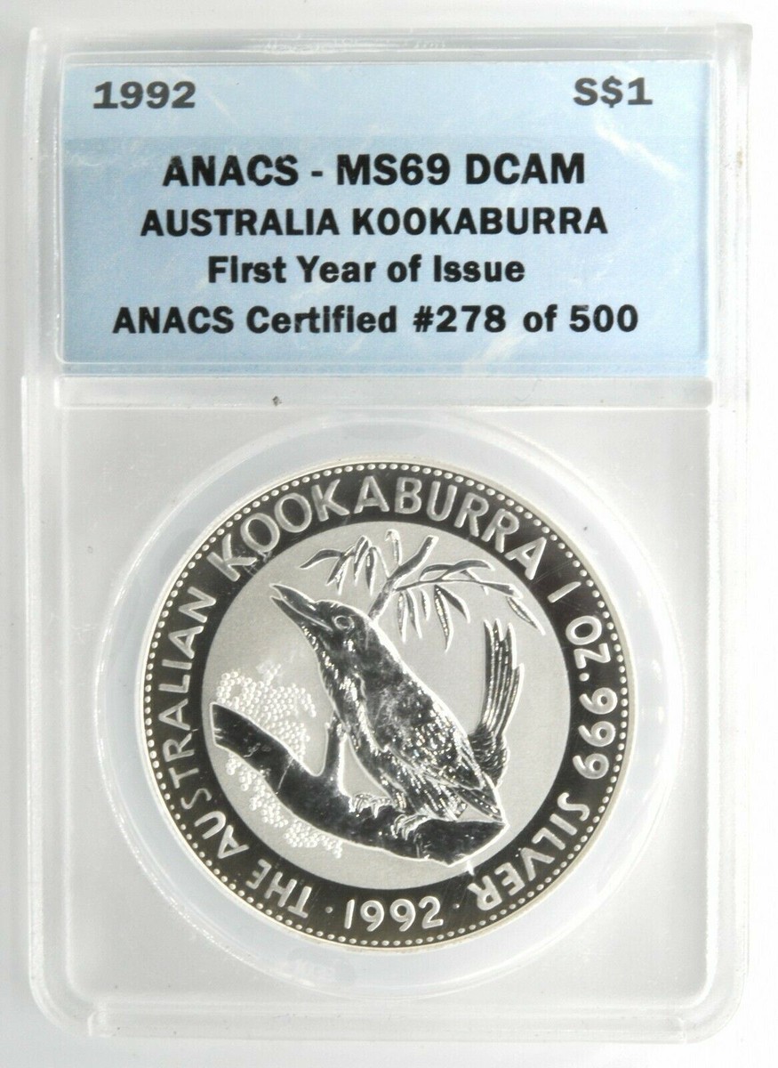 1992年 オーストラリア クックアブリル銀貨 1オンス 10157