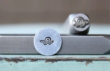SUPPLY GUY 6mm Snake Metal Punch Design Stamp SGCH-470