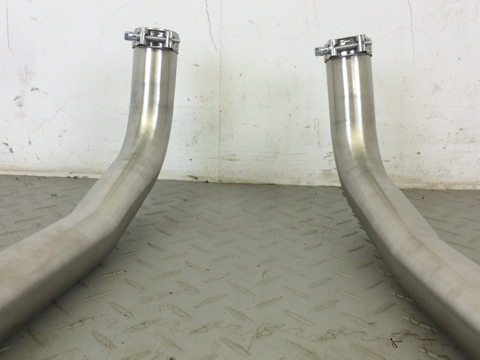 JAGUAR XK8 XKR 4.0 X100 REAR EXHAUST BOX REPLACEMENT STAINLESS PIPE