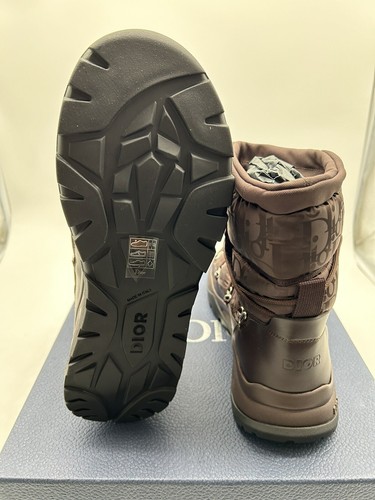 Dior Nylon Waterproof Snow Boot Brown Oblique BRAND NEW - Picture 6 of 8