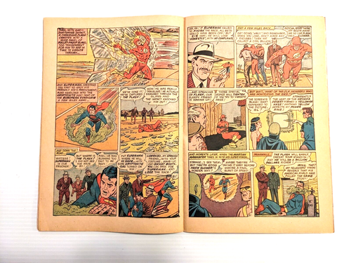 DC COMICS Superman #199 - 1st Superman And The Flash race 1967 Key Issue! - Picture 2 of 3