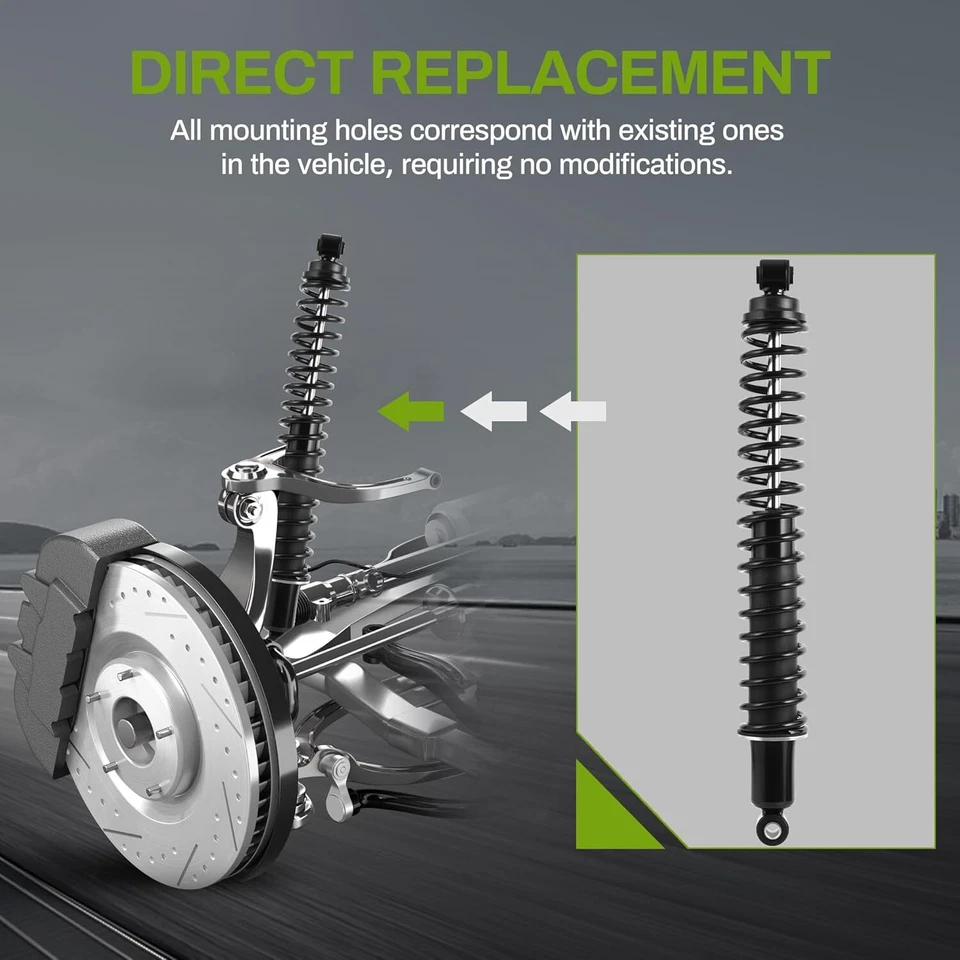 4WD Only Rear Loaded Struts Absorber for 1994-2001 Dodge RAM 1500 94-02 Ram 2500 Foto 4 de 4