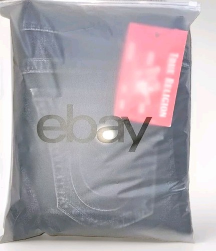 True Religion Men's Rocco Relaxed Skinny Jeans Size 38W 32L No Flap - Picture 14 of 18