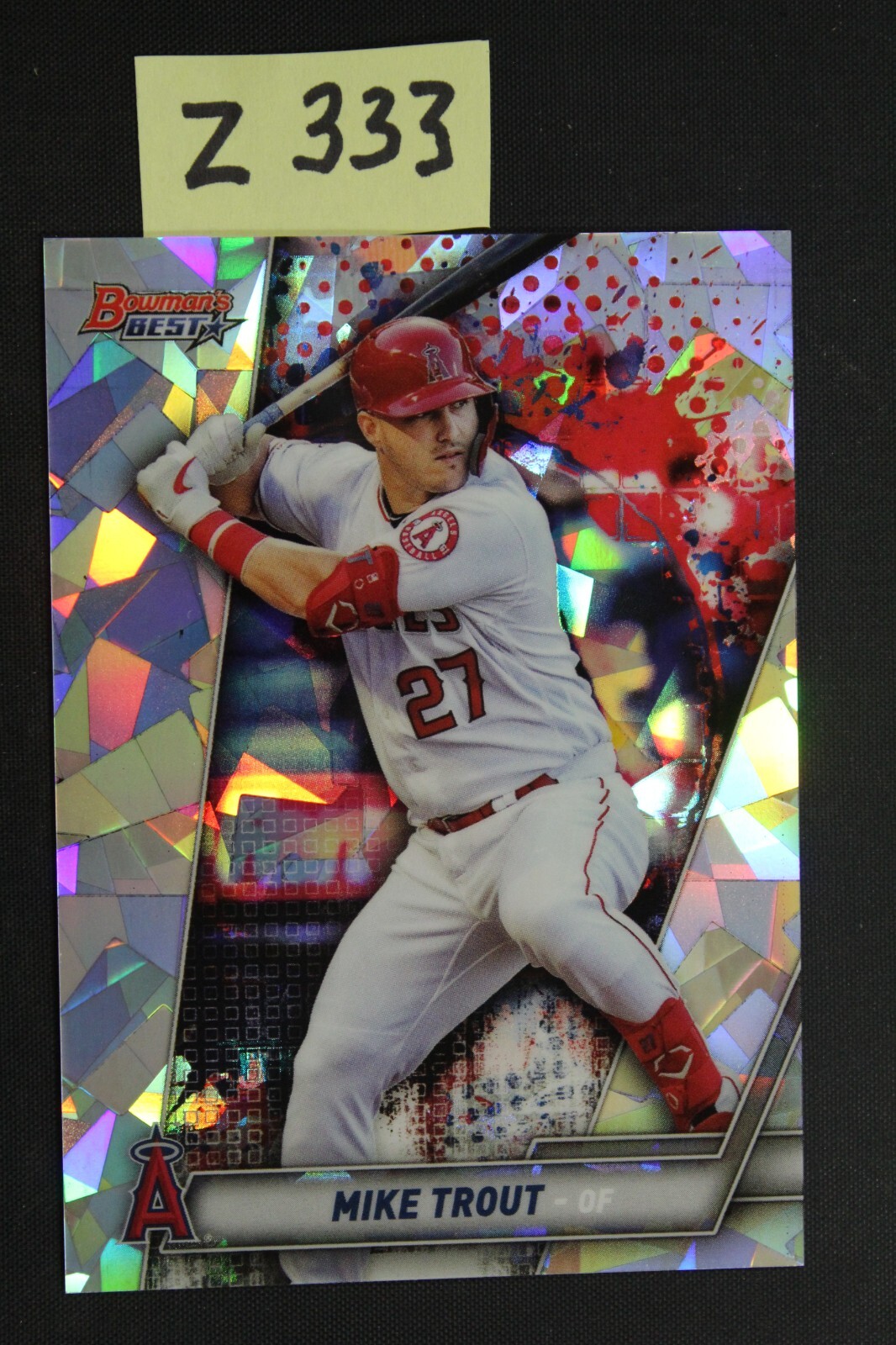 2019 Bowmans Best - MIKE TROUT - Atomic Refractor Parallel (Z333