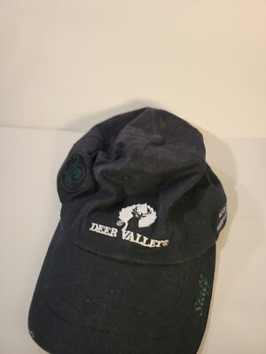 Deer Valley Cap Hat Deer Valley #1 Ski Resort Strapback Baseball Cap Brown OS  main image 2