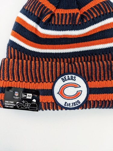 New Chicago Bears NFL New Era On Field Sport Knit Hat Cap - Picture 3 of 4