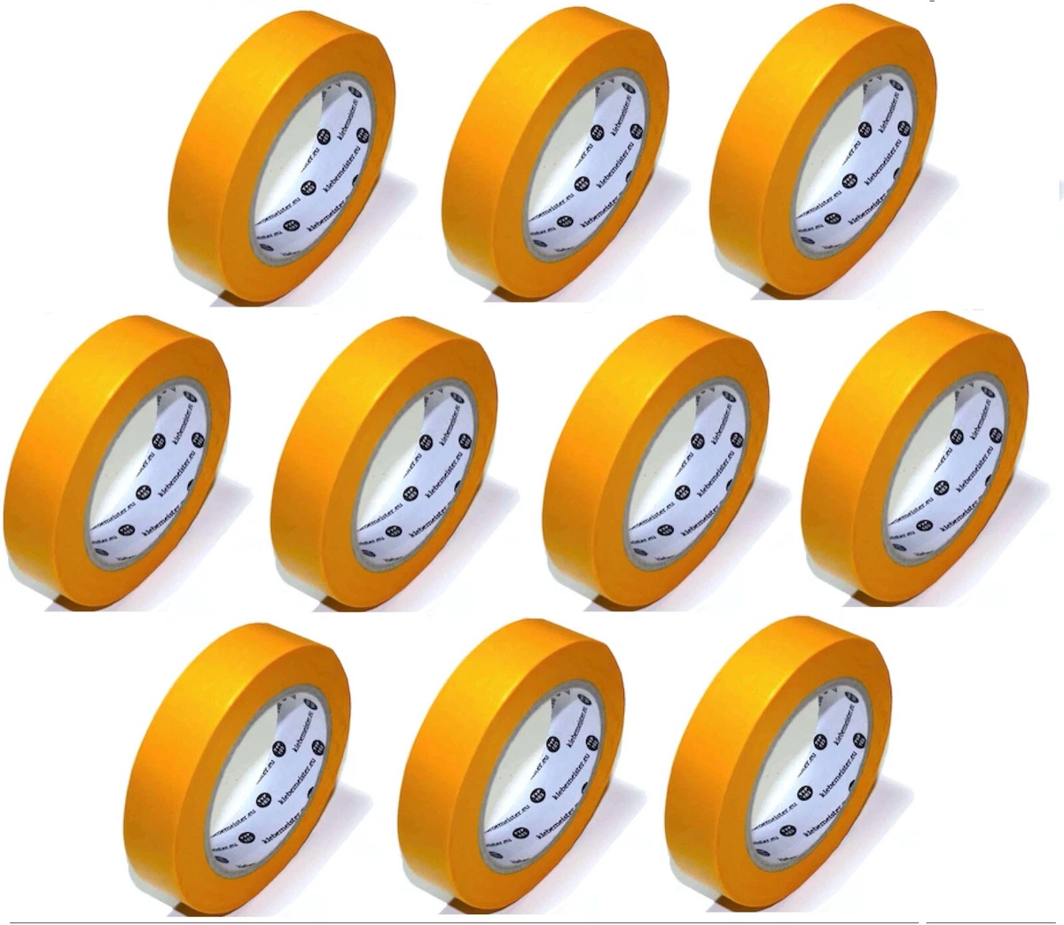 10x Goldband // 30mm x 50m // Abdeckband (soft) Maler Washi Tape