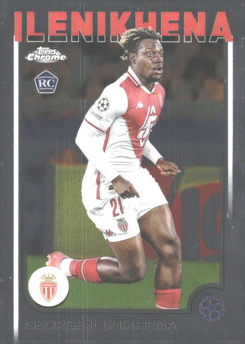 GEORGE ILENIKHENA RC 2024-25 Topps Chrome UEFA Club Base #185 ROOKIE S ID:136956