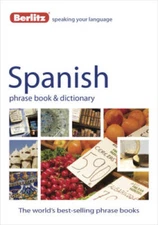 Berlitz Spanish Phrase Book  Dictionary - Paperback - ACCEPTABLE