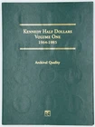 JFK Half Dollars (1964-1985 P&D) Collection w/Folder (35 coins)