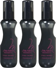 SHISEIDO PROFESSIONAL Stage Works 3 Powder Shake 150ml 6.1oz x 3 Factory sealed