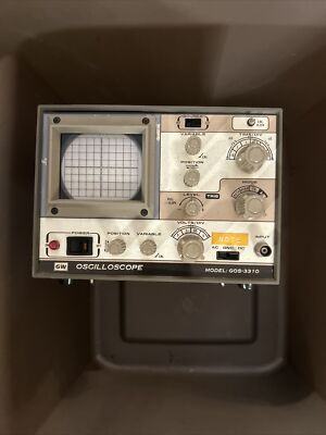 CIE Oscilloscope Model CIE-3310 Test Instruments 75mm 10 MHz CRT Untested