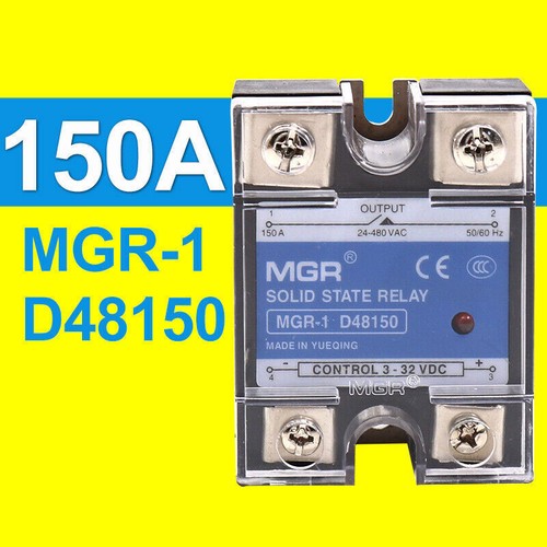 SSR Solid State Relay MGR 10A - 150A Single Phase DC-DC DC-AC Control 3 - 32 VDC - Picture 29 of 32