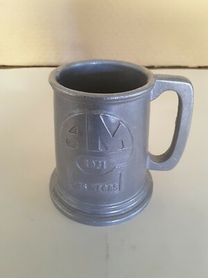AM Las Vegas GEOLOGRAPH Mining Division Pewter Mug. Midland Casting Co. 1971