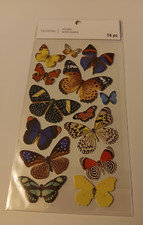 Recollections Stickers Colorful Butterflies Various Types  Sizes
