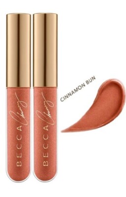 2 BECCA Chrissy Teigen Becca x Chrissy Cravings LipIcing Glow Gloss,CINNAMON BUN