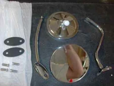 1953 CHEVROLET TRUCK MIRROR KIT 1953 GMC TRUCK 5 INCH ROUND SMOOTH