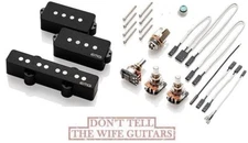 EMG Geezer Butler GZR PJHZ BLACK For PJ  P & J Bass Passive Pickup Set & Wiring