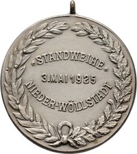 Medaille Bronze Nieder-W&ouml;llstadt 34 mm/  14,3 g Original Sch&uuml;tzen M&uuml;nze #VOX167