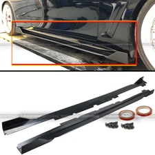 For 17-19 Q60 2DR Coupe Polyurethane Pair 1 PC VIP Style Side Skirts Spoiler