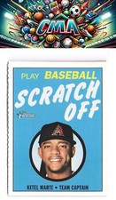 2020 Topps Heritage #9 Ketel Marte 1971 Topps Baseball Scratch-Offs