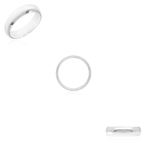 925 Sterling Silver 6mm Wedding Band - Bild 4 von 6