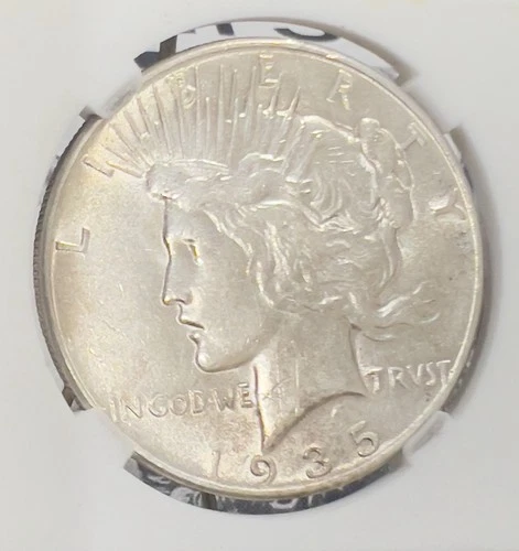 1935-P PEACE DOLLAR  BU -Uncirculated, Mint Condition Coin-cc