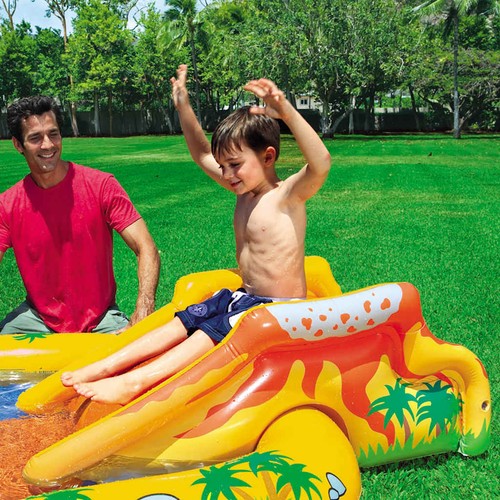 Centro Juegos Hinchable Piscina Tobogán Cascada Dinosaurios Acuáticos INTEX - Imagen 3 de 4