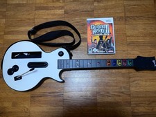 Wii Guitar Hero 3, Legends of Rock, Gitarre(Gybson) + Spiel, Anleitung, Sticker