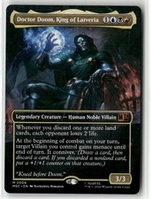 Doctor Doom, King of Latveria (Borderless) M Commander: Marvel Super Heroes 6 NM