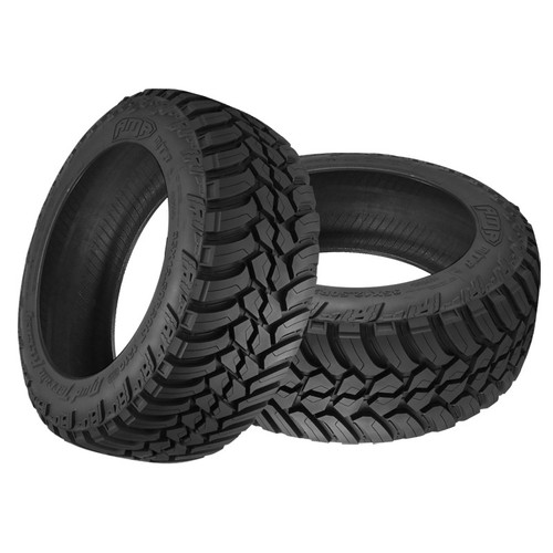 2 X AMP Terrain Attack M/T 35X13.50R24 112Q E Tires