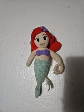 Disney Baby Ariel Pacifier Buddy Plush Soft Toy for Pacifiers and Teethers
