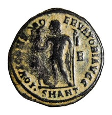 SMANT B Licinius I, 308 - 324 AD AE Follis, Antioch Mint, (17mm, 3.1 g) Jupiter
