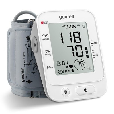 yuwell Blood Pressure Monitor, Large Upper Arm Large, White 
