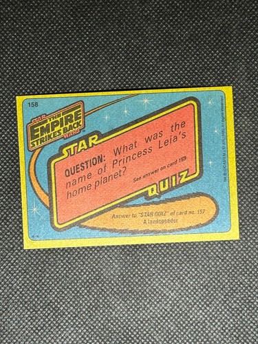 1980 Topps Star Wars Cards Empire Strikes Back Series 2 - U-Pick #133 - #264 - Picture 55 of 267
