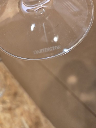 Dartington Crystal White Wine Glasses Cheers! 6 Pack Set  - Picture 6 of 9