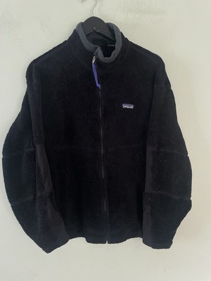 2000 Patagonia Polartec Fleece Regulator Black Unisex Womans Large / Men s Small