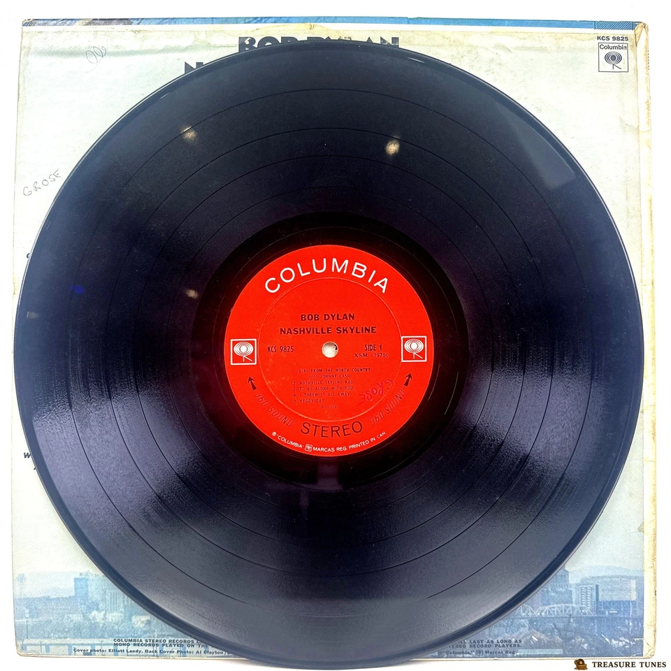 Bob Dylan – Nashville Skyline Vinyl (LP, Album, Stereo) KCS 9825 - Image 4 of 4