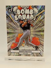 2023 Panini Donruss Bomb Squad Mike Piazza #BS8 Silver /349 Mets