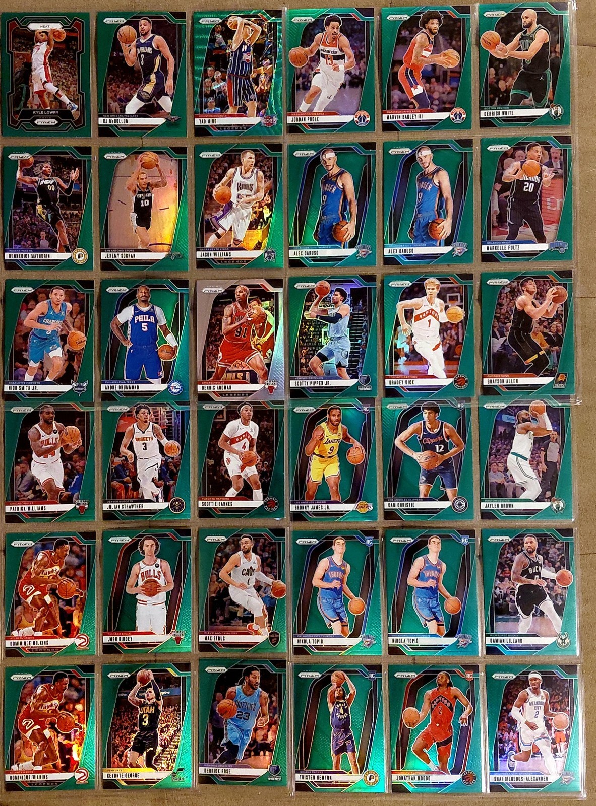 2024-25 Panini Prizm Basketball lot of 515 nba parallels & rookies UNPICKED...